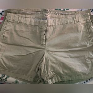 J. Crew Light Olive Shorts